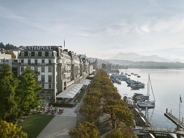 Grand Hotel National Luzern direkt an der Seepromenade