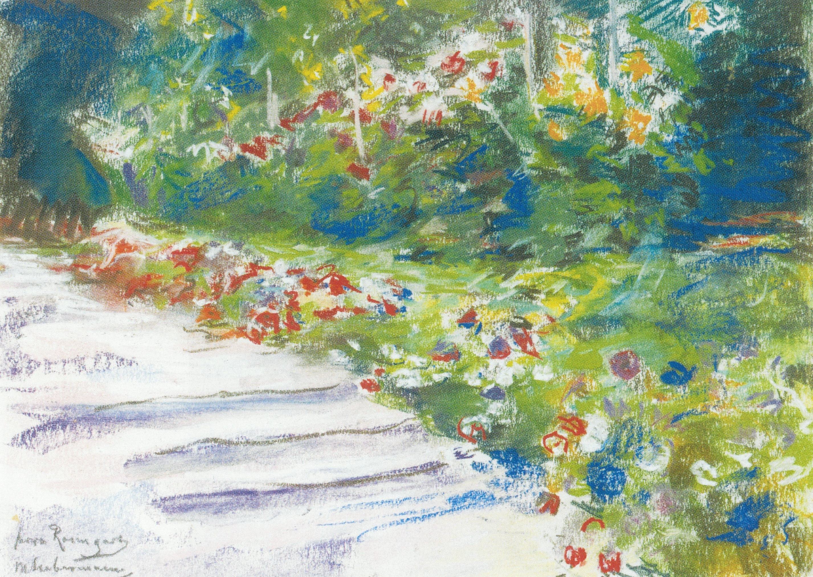 Liebermann Max Vordergarten (Wannsee) 1929