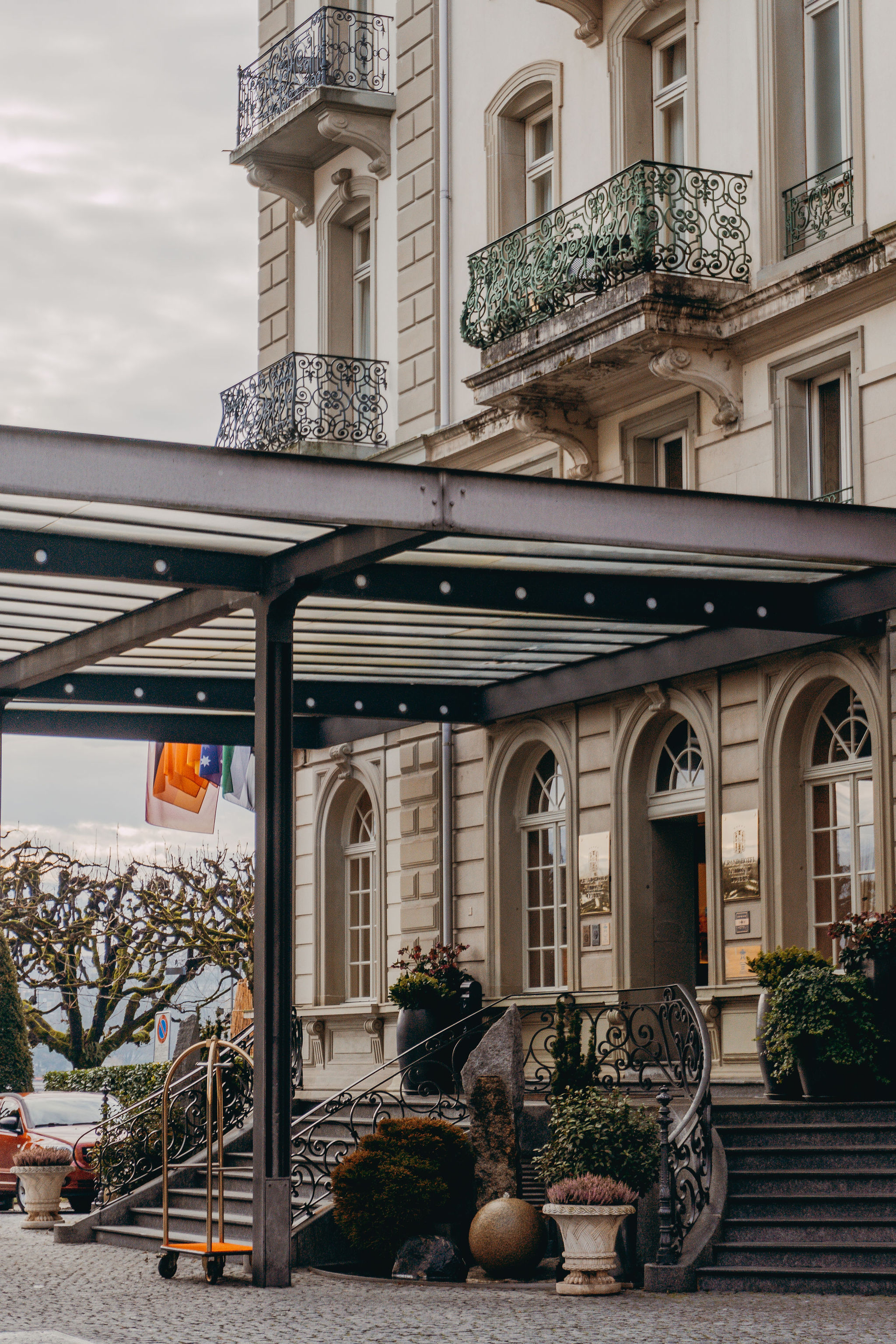 Eingang Grand Hotel National