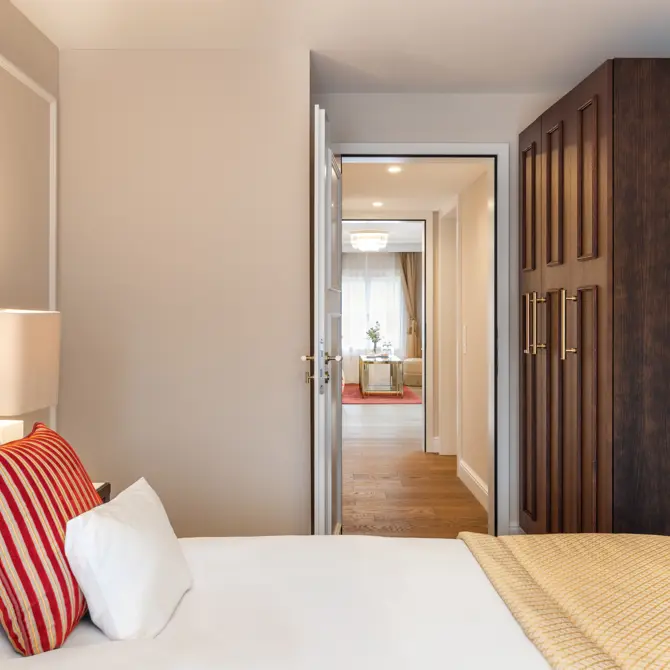 Design Rooftop Junior Suite Schlafzimmer